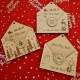 Enveloppes liste de Noël