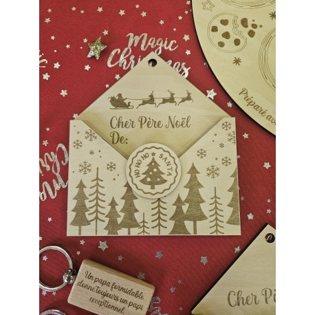 Enveloppes liste de Noël