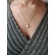 Collier pendentif pierre naturelle