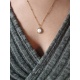 Collier pendentif pierre naturelle