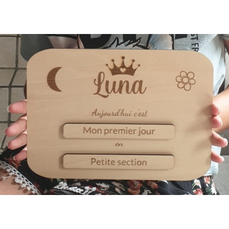 Pancarte rentrée scolaire