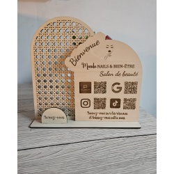 Support entreprise QR code