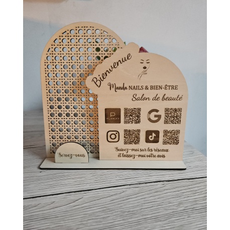 Support entreprise QR code