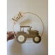 Couronne tracteur avec prénom