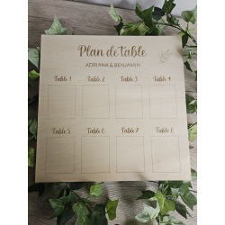 Plan de table mariage
