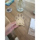 Support photo patte de chien/chat