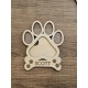 Support photo patte de chien/chat