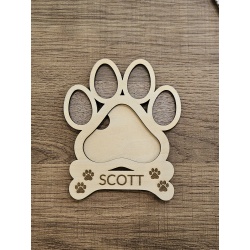 Support photo patte de chien/chat