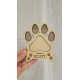Support photo patte de chien/chat